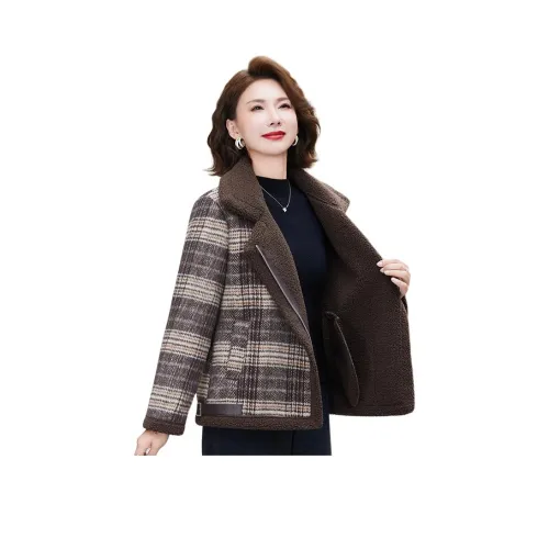 SHUHAOBAI Кофе Женские Средний Aged Пожилой Топы