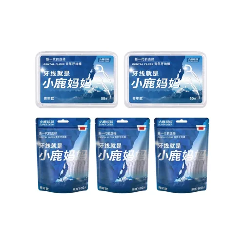 FAWNMUM Круглый Линия Защитный Зубные Нити 400 Штук Коробка Семейный Упаковка Сверхтонкий Удобный