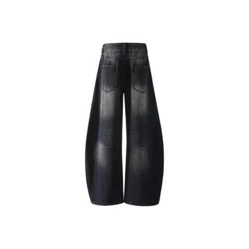 M JEANS STUDIOS 7 Черные Унисекс Джинсы