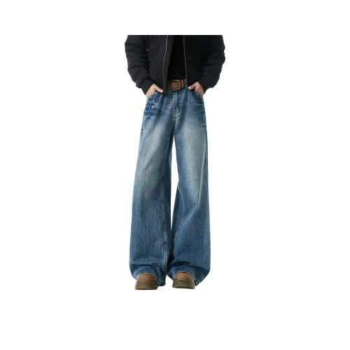 DINGFENGBAOLUO Унисекс Джинсы