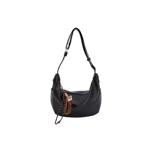 PINK·LAND ПУ (полиуретан) Сумка через плечо Стандартная Женская Черная Коричневая Кофейная