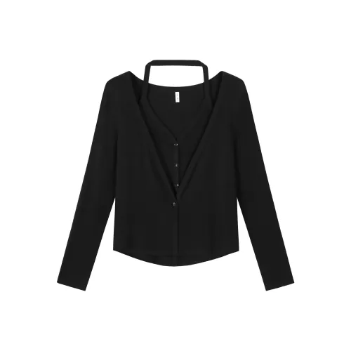 YIYAYOU Комплект In с рукавами T-рубашка Женская