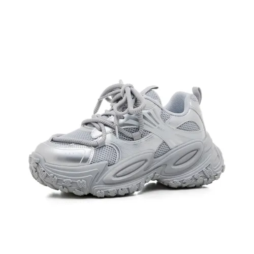 Warrior Женская обувь Амортизация Устойчивость к истиранию Дышащая Противоскользящая Низкий Топ Толстая подошва Кроссовки Женские