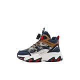 Темно-синий, синий/осенние листья, желтый