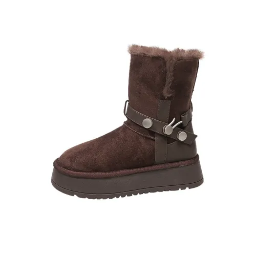 AFJI Устойчивый к истиранию Термический Короткий Сноубутсы Женские