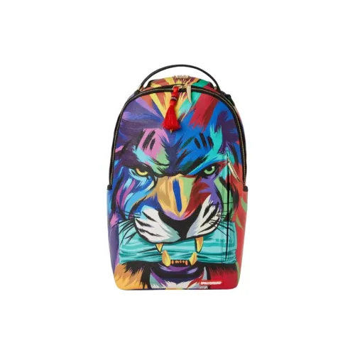 SPRAYGROUND African Intelligence Ai6. SANDFLOWER Коллаборация Рюкзак из искусственной кожи Унисекс Многоцветный