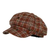 Красный берет в клетку