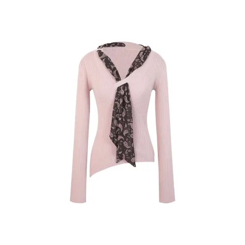 GRAYISMOON Розовый Женский Трикотаж