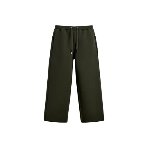 ZARA Collaboration Темно-зеленые Мужские Повседневные Штаны