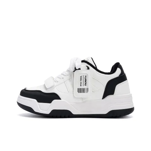 HUANQIU Легкий Skateboard Обувь с Низким Верхом Мужская Белый Черный