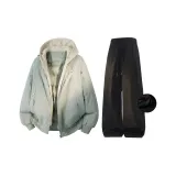 Light Green + Black [Флисовая подкладка]