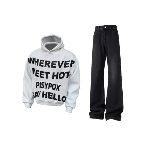 PISYPOX Повседневная спортивная одежда унисекс