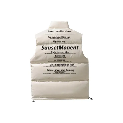 SUNSETMONENT Хлопковый пуховик жилет унисекс