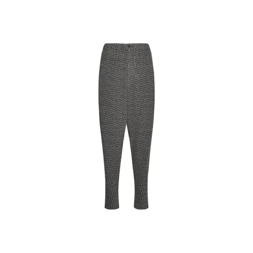 GIORGIO ARMANI Черный Белый Мужские Повседневные Штаны