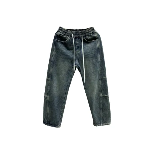 Chisportate Темно-синий Синий Унисекс Джинсы