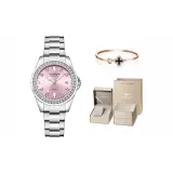 Вишневый цветок Розовый [Упаковка + Браслет]