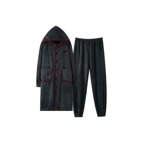 BEIYINA Серый Мужской Пижамный Комплект