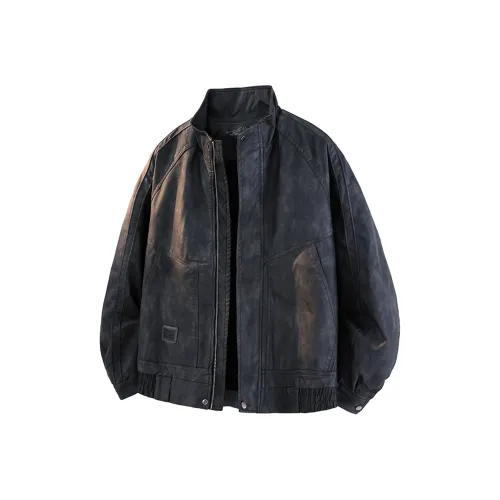 G.M BONNEY Кожа Куртка Унисекс