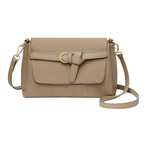 MILLIE'S Сумка через плечо из коровьей кожи стандартная женская слоновая серый