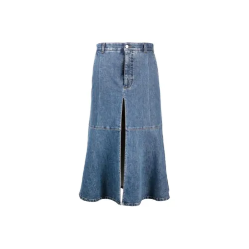 Stella McCartney Blue Женские Джинсовые Юбки