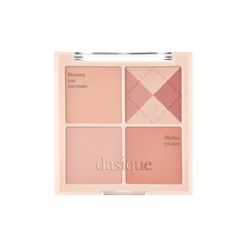 Dasique Трикотажная ткань Коллекция Четыре Цвет Румяна Пластина Легко смешиваемый Естественный Тонер Airbrush