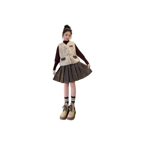 YOUMIWU Изображение Цвет Трехкомпонентный Набор Детский Комплект с Юбкой