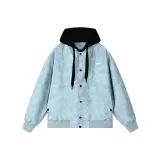 Синий, утепленный