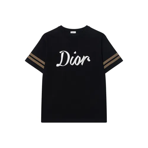 DIOR Quarterly New Products Черные Мужские T-Рубашки