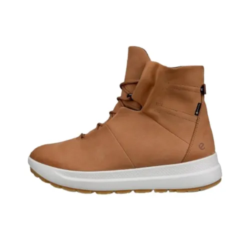 Ecco Solice Теплые Снежные Ботинки Женские Коричневые