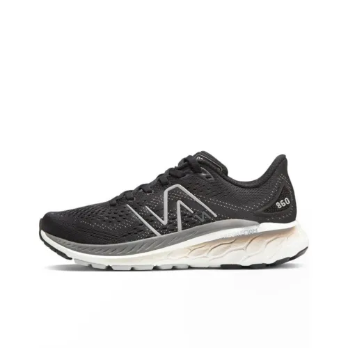 New Balance 860 Low Топ Беговые кроссовки Женские Черный белый