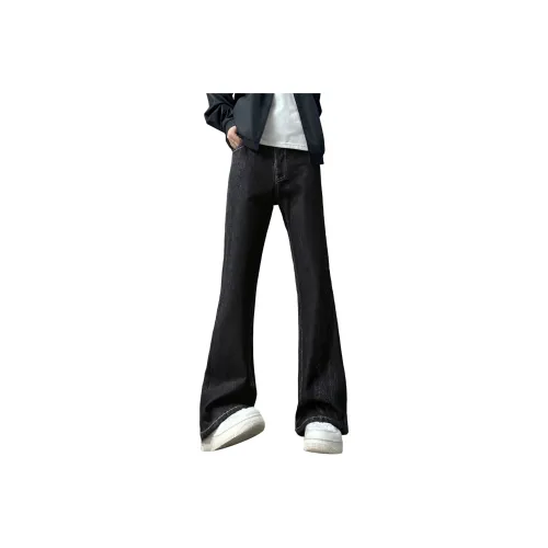 ZWWWZ Темно-синий Унисекс Джинсы