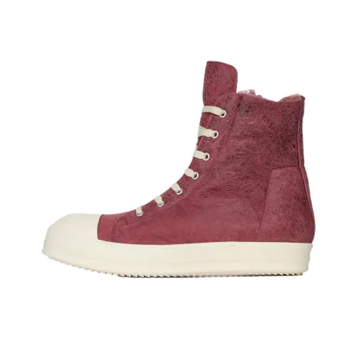 Rick Owens RO Concordians High Топ Скейтборд Кроссовки Мужские Розовые