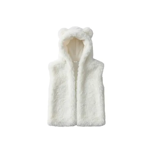 VENICEW Ecru с V Brand Sticker Женские меховые изделия