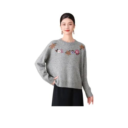 QUEDIT Кашемир Свитер Женские