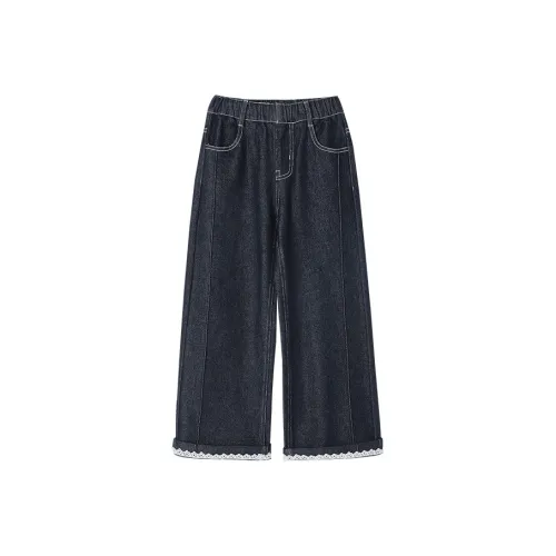 YUANYUAN GIRL Джинсы Зимние Детские Возраст 3-7 лет