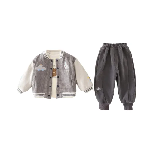 Yunpo Повседневная спортивная одежда THREE Piece Набор для детей в возрасте 3-7 лет