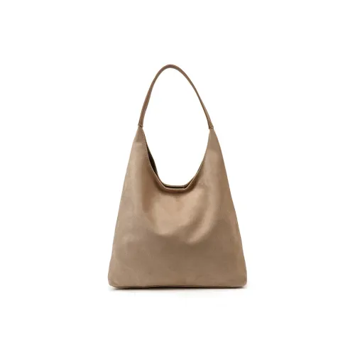 TOUTSEUL YOLO Замша Плечевая сумка Стандартная Женская Экрю Черный Кофейный Коричневый