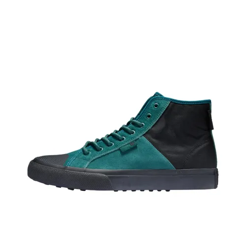 DC Shoes Ручной Hi Wnt Теплоизоляционный Водонепроницаемый Высокий Топ Повседневная Обувь Мужская Черная Зеленая