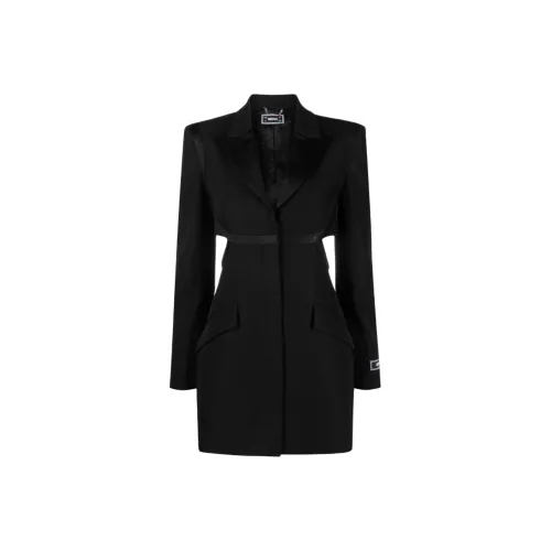 VERSACE Бизнес костюм пальто женское черное