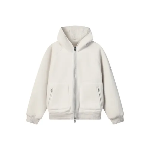 FILA MILANO Collection Бархат Feel Пальто Мужской Светло-Серый Айвори