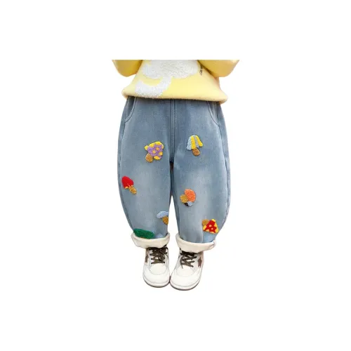 Mami Macca Джинсы Зимний Детские Возраст 3-7 Лет