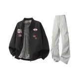 Чёрные + Светло-серые штаны