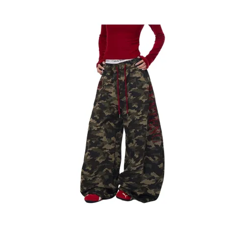 M MAICCO Камуфляж Женские Повседневные Штаны