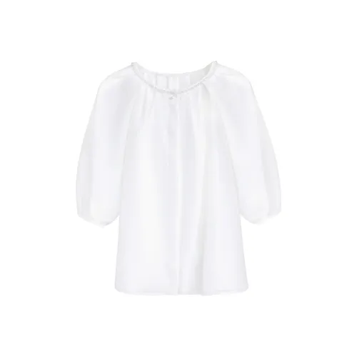 MAISON BLANCHE Белый В наличии Женские Рубашки