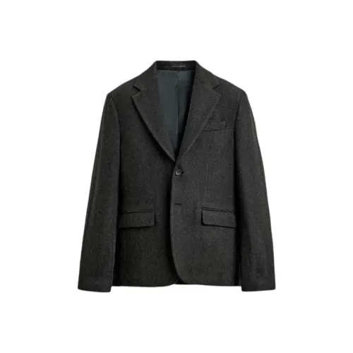 ZARA Collaboration Зеленый Мужской Деловой Костюм