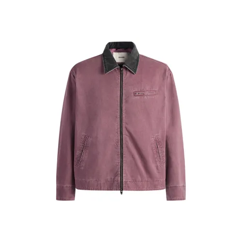 CHINISM Выстиранный Фиолетовый G418 Унисекс Куртки