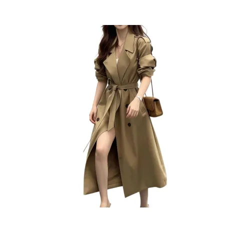 TXGN Хаки Женская Тренч-куртка