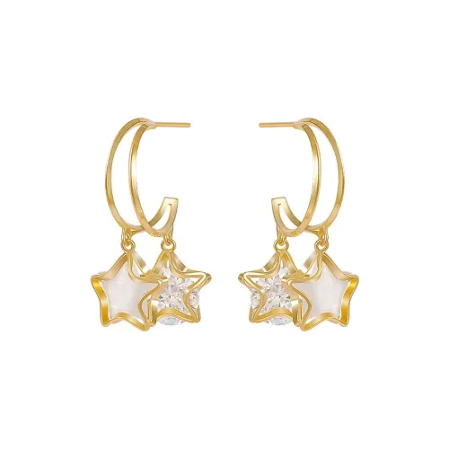 SENDME Серьги-гвоздики из меди и сплава женские