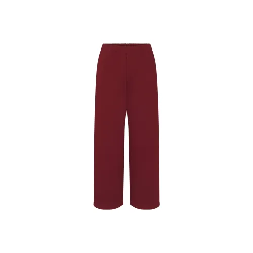 SKIMS FW25 Cotton Fleece Classic Straight Leg Pants Casual Pants Women's