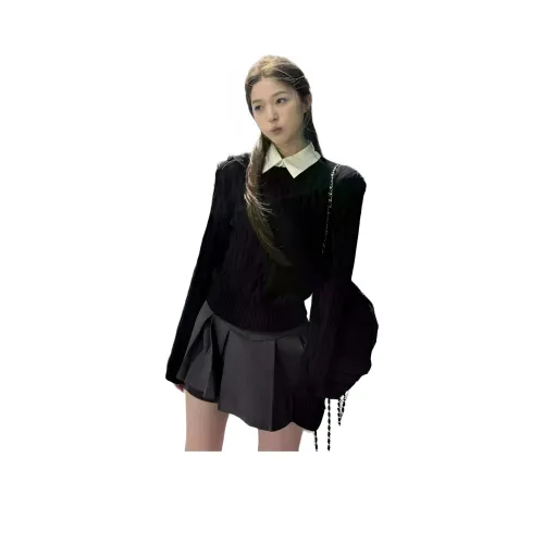 ONENINE34PM Черный Премиум Женский Трикотаж